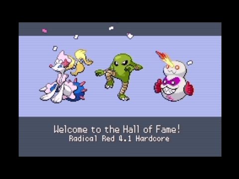 Pokemon Radical Red 4.1 Hardcore Mode 3 slot - Elite 4/Champion