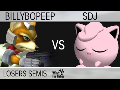 With The Fishes - Losers Semis - billybopeep (Fox) VS SDJ (Jigglypuff) - SSBM Melee