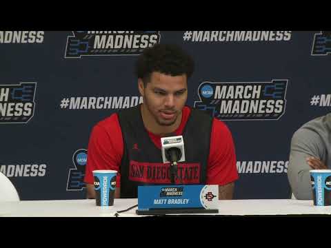 SDSU MEN'S HOOPS: DUTCHER, SEIKO, BRADLEY & TRAMMELL - AZTECS vs. CHARLESTON NCAA TOURNAMENT PREVIEW