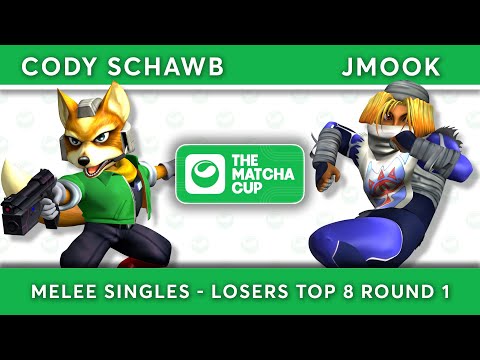 🍵Matcha Cup #1 | Cody Schwab (Fox) vs Jmook (Sheik) | SSBM Melee Losers Top 8 Round 1