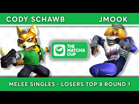 🍵Matcha Cup #1 | Cody Schwab (Fox) vs Jmook (Sheik) | SSBM Melee Losers Top 8 Round 1