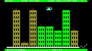 Sharp MZ-700 Game: Super Helicopter (198x Nag Soft)