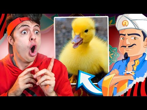 O AKINATOR CONHECE O NOSSO PATO!!!