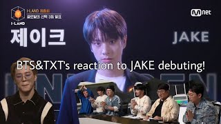 [English Subtitle] BTS&TXT's reaction ENHYPEN JAKE debuting! video