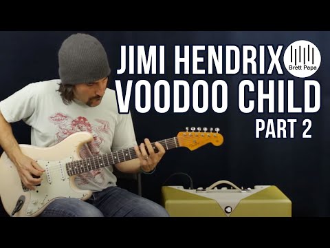How To Play - Jimi Hendrix - Voodoo Child (Slight Return) - Guitar Lesson - Part 2
