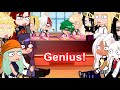 Pro Heroes LOV And Parents React To Deku Is A Genius Mha Bnha Gacha Club Life My AU