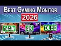 Best Gaming Monitor 2026 1440p 240hz 4K OLED Best Gaming Monitors For PC PS5 XBox