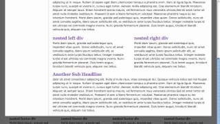 CSS Layouts:Generic Text Editor - Nested Footer Divs