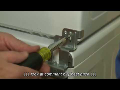 Easy installation of washer dryer stacking kit
