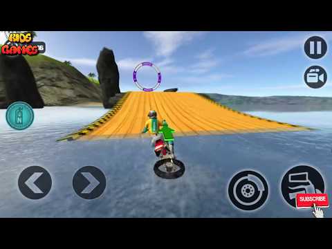 Water Surfer Car Floating Race - Android IOS GamePlay