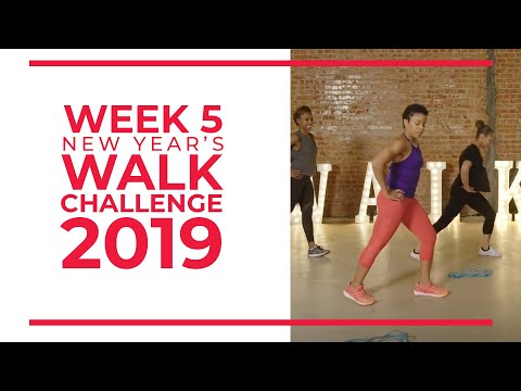 New Year's Walk Challenge 2019 - Week 5 | Walk at Home