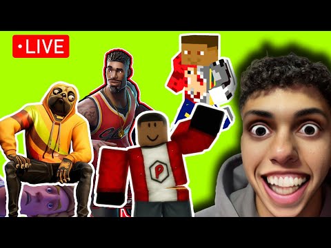 🔥EPIC LIVE GAMING - ROBLOX, FORTNITE, MINECRAFT REACT!