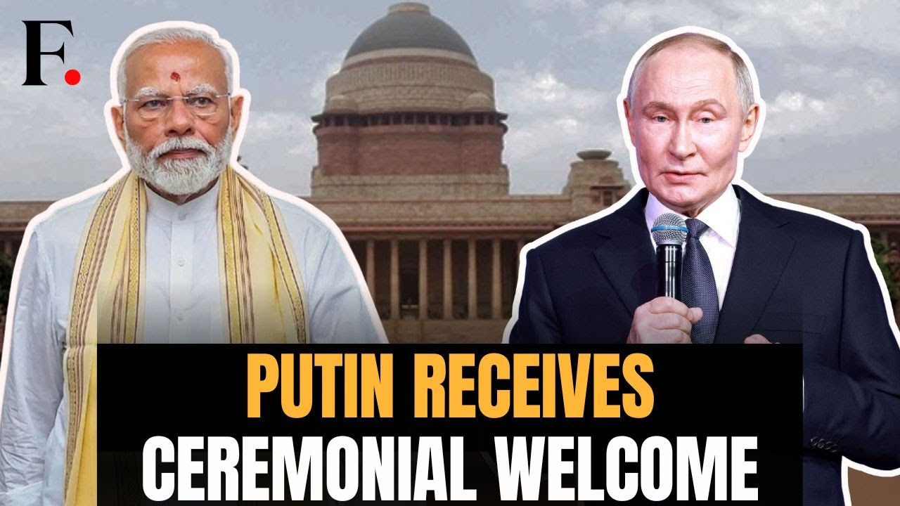 Russian President Putin Gets Ceremonial Welcome at Rashtrapati Bhavan | Putin India Visit
