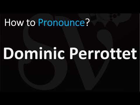 How to Pronounce Dominic Perrottet?