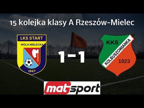 Start Wola Mielecka - Kolbuszowianka Kolbuszowa 1-1 kl. A Rzeszów-Mielec 21.10.2020