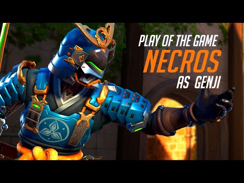 NECROS #1 GENJI ONE TRICK - POTG! SEASON 5 TOP 500 OVERWATCH 2