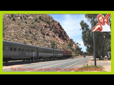 Longest Passenger Train in the World: The Ghan in Central Australia Through The Gap