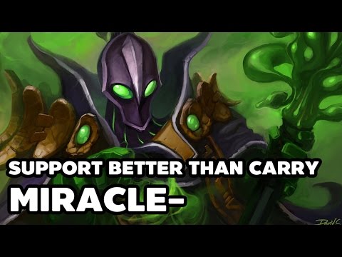 Support better than carry Miracle- Rubick