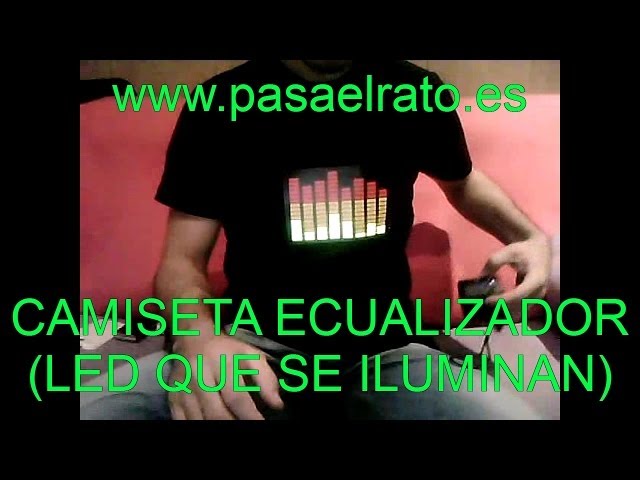 Vídeo relacionado con Camiseta LED para fiesta, hiphop, cosplay, concierto, regalo de cumpleaños, Navidad, disfraz de Navidad, camiseta de ecualizador activado por sonido, camiseta de DJ, M