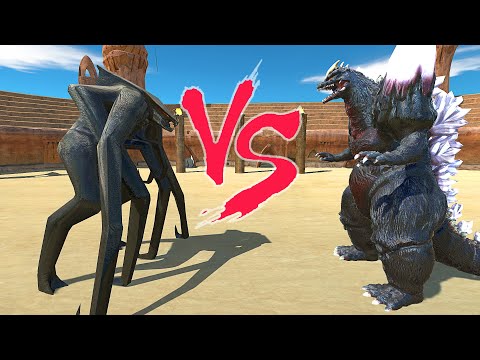 MUTO FEMALE VS SPACE GODZILLA - Animal Revolt Battle Simulator