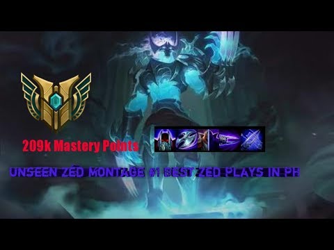 Unseen Zed Montage #1 Best Zed Plays in PH