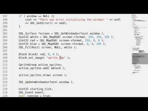 C SDL 09 Loading Images with SDL image