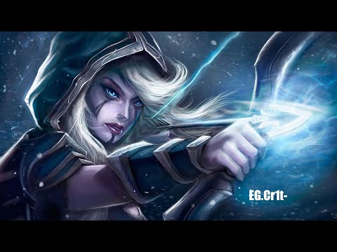 [Full Match Gameplay] EG.Cr1t- Drow Ranger Safe Lane