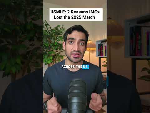 USMLE - The SHOCKING Drop in Match Rates for IMGs Explained! #shorts #usmle #doctor