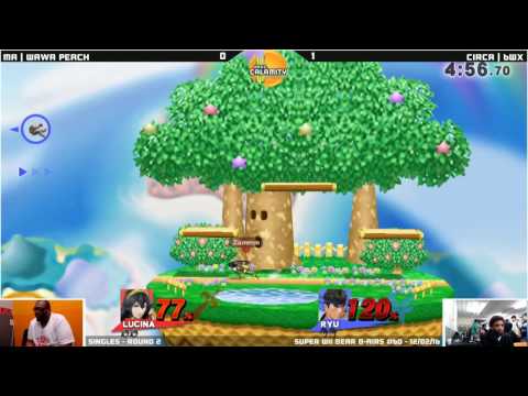 WBB #60 | Circa | 6WX (Ryu) vs MA | Wawa Peach (Lucina) - Winners Round 2 - Smash 4 Singles