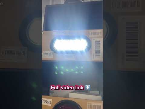 6” oval stop turn tail backup LED LIGHT trucks trailers