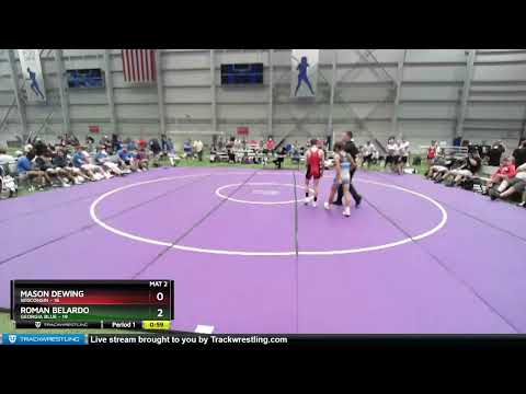 106 Lbs Placement Matches (8 Team) - Mason Dewing, Wisconsin Vs Roman Belardo, Georgia Blue 9a05