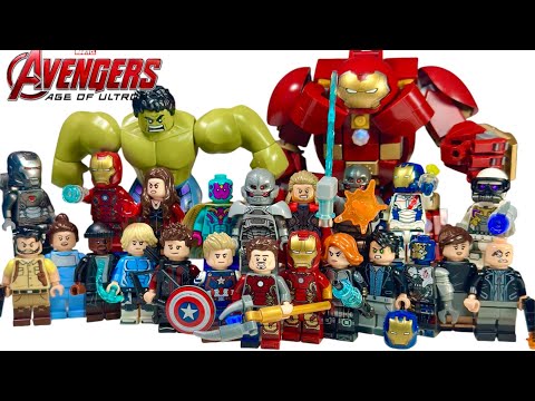 LEGO Avengers Age Of Ultron Collection / All Characters & How To Build Them!
