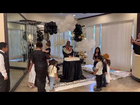 Singing Happy Birthday to Saikoloni Hala