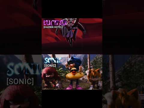 Lucifer VS Sonic #hazbinhotel #shorts #sonic