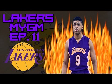 NBA2K15 LA Lakers MyGM EP. #11: W/ D'Angelo Russell! Playoffs: Will We Advance To Round 2?!