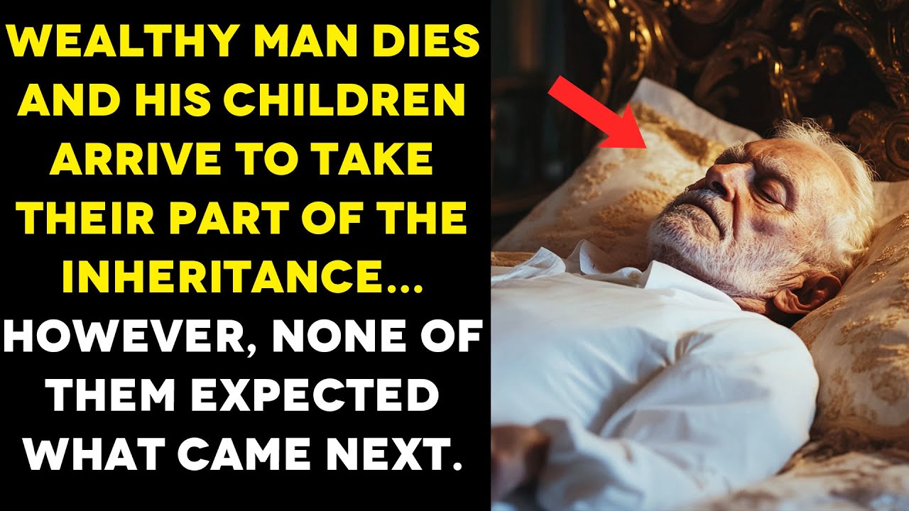 A WEALTHY MAN DIES AND HIS CHILDREN ARRIVE TO TAKE THEIR INHERITANCE...BUT ARE SHOCKED WHEN...