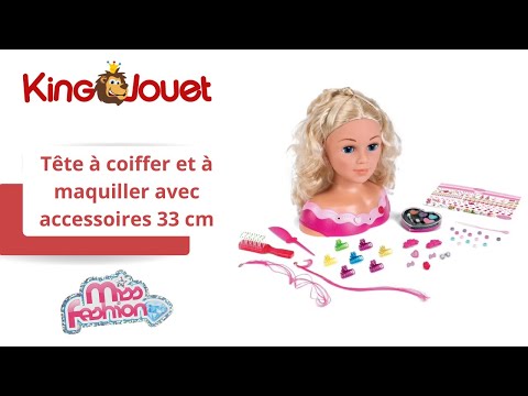 Princess Coralie Tete A Coiffer Et A Maquiller Avec Accessoires