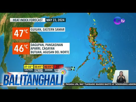 Mainit at maalinsangang panahon, paghandaan pa rin ngayong araw – Weather update… Balitanghali