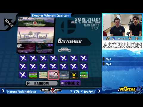 “Ascension 10/21/17” – HarunaFuckingBlows (Lucas + Lucario) v. ¯\_(ツ)_/¯ (G&W + DK) – Winners Semis