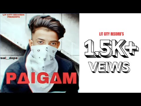 DOPE KING –PAIGAAM | LIT CITY RECORDS ™। LUCKNOW । HINDI RAP | PROD. BY - KHRONOS BEATS