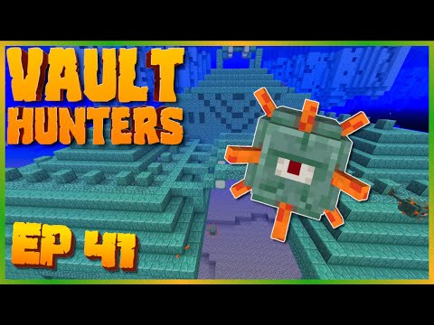 I HATE THESE STUPID FISH! (Guardian Farm) | Minecraft Vault Hunters - Ep 41
