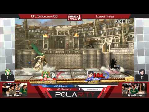 CFLS69 - PrinceRamen (Palutena) vs KuroKagami (Bayonetta) - LF