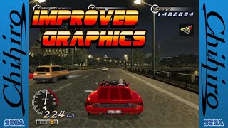 OutRun 2 Beta - Chihro arcade version, improved graphics on CXBXR.