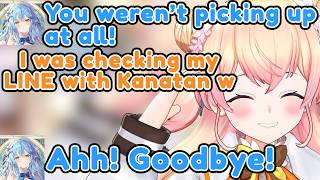 Nene Left Lamy Hanging for This Reason w【Hololive Clip】