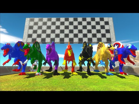 Superheroes Team Spinosaurus Dc Marvel Speed Race Championship - Animals Dinosaurs ARBS