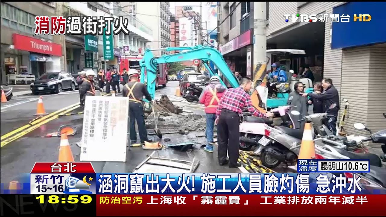 驚魂!瓦斯換管外洩 火舌竄天際燒2樓高