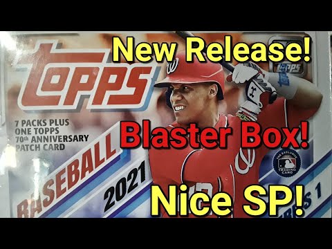 2021 Topps Series 1 Blaster Box! New Retail Release! Nice SP & Rookies!
