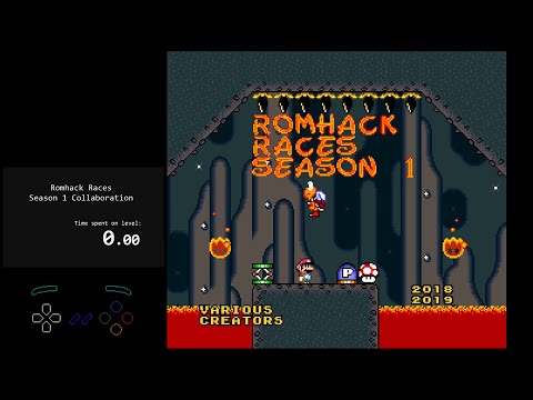 Romhack Races - Season 1 Collaboration // First Playthrough (No Commentary)