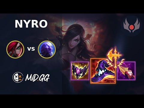 MID.GG: [ Nyro ] Katarina MID vs Ryze | EUW GRANDMASTER | LOL Season 2024