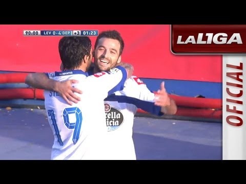 Gol de Bruno Gama (0-4) en el Levante UD - Deportivo de la Coruña - HD